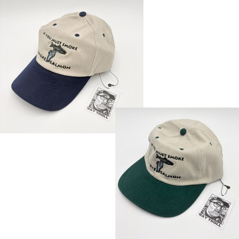 RAY TROLL�ʥ쥤���ȥ������ SMOKE SALMON 6PANEL CAP /���⡼���������6�ѥͥ륭��å�