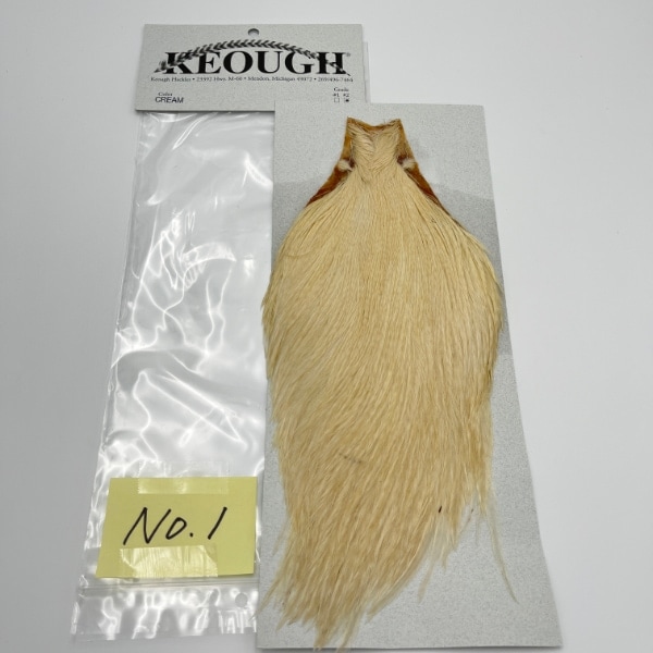 KEOUGHT ハックルケープ #2 クリーム No.1