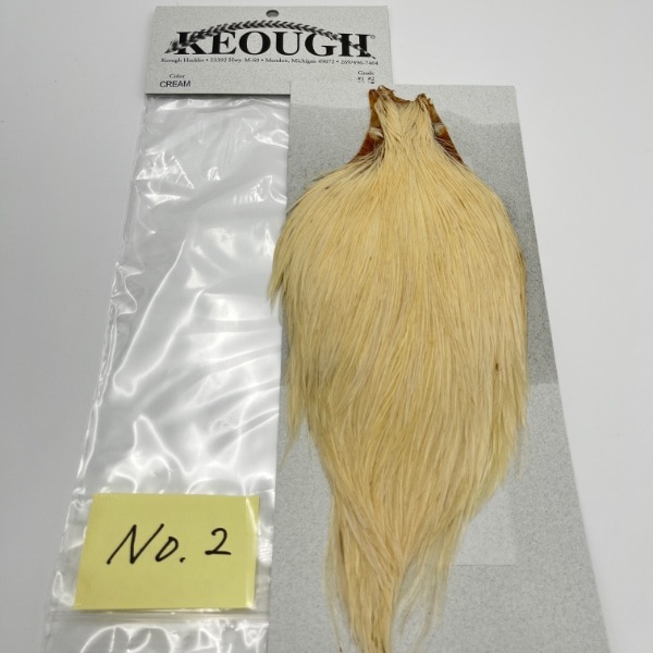 KEOUGHT ハックルケープ #2 クリーム No.2