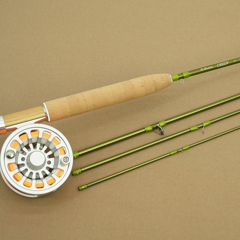 K.Bullet CREEK 3番（7ft）ロッドセット（ロッド＋リール＋ライン＋