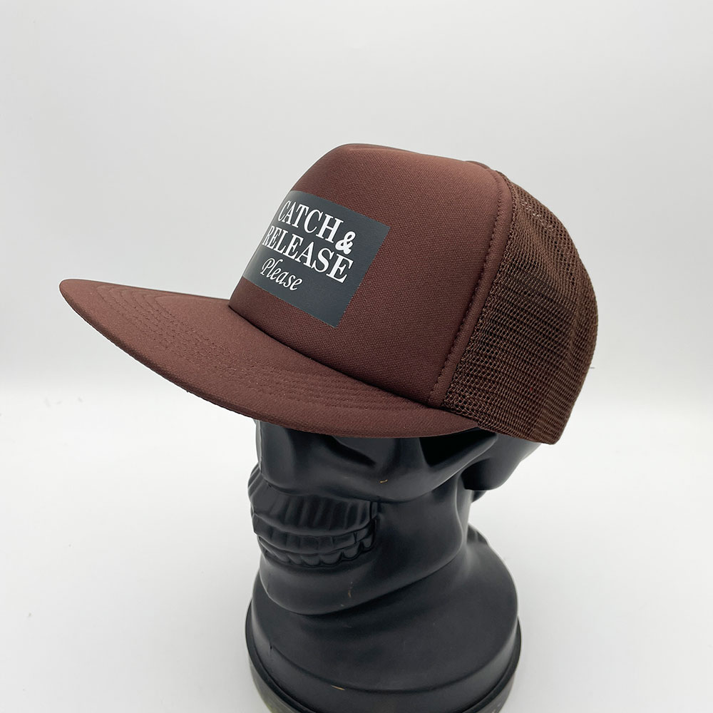 CATCH & RELEASE LOGO TRUCKER - BROWN (����å�����꡼�������ȥ�å���)