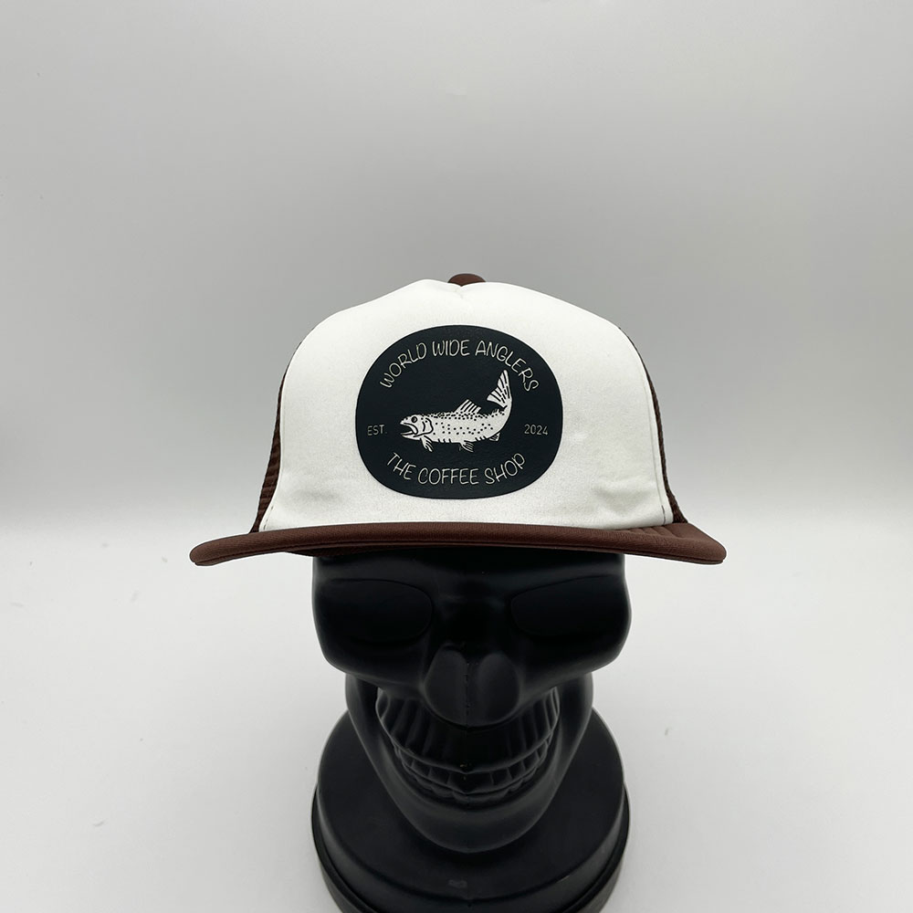 WORLD WIDE ANGLERS & THE COFFEE SHOP LOGO TRUCKER - BROWN (WWA &ҡåץȥå)