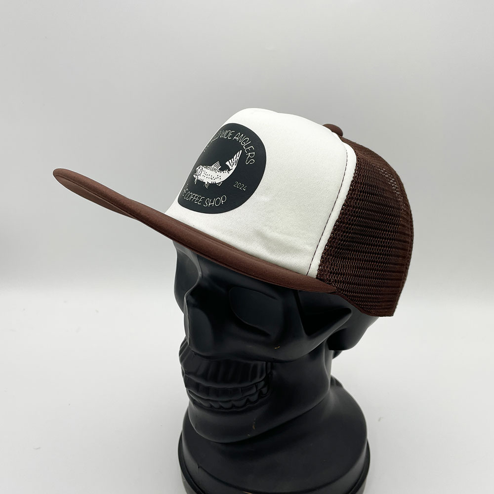 WORLD WIDE ANGLERS & THE COFFEE SHOP LOGO TRUCKER - BROWN (WWA &ҡåץȥå)