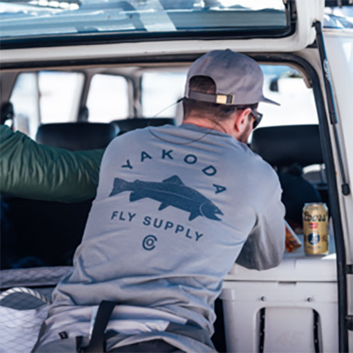 YAKODA Badge Long Sleeve Pocket Tee