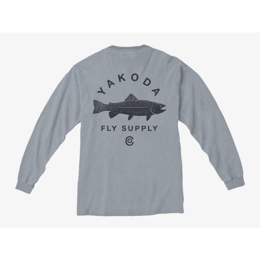 YAKODA Badge Long Sleeve Pocket Tee