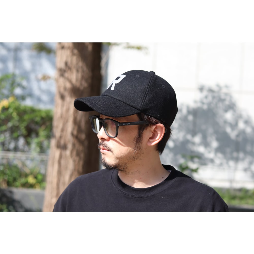 SHAKU HUNTER】MAGNETIC PATCH CAP “尺” WOOL MELTON