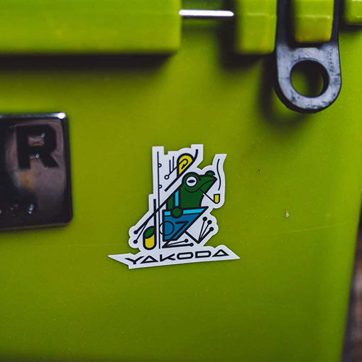 YAKODA Peace Frog ステッカー