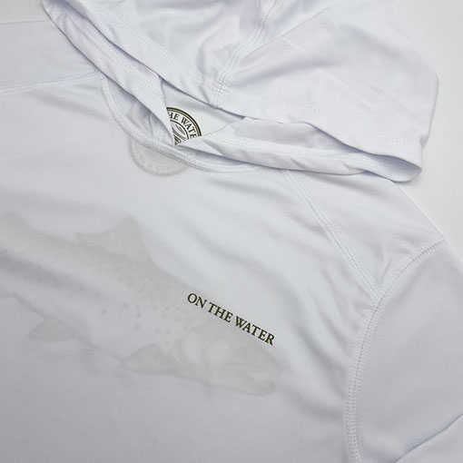 ON THE WATER - LONG SLEEVE "BROWN TROUT" SUN HOODY