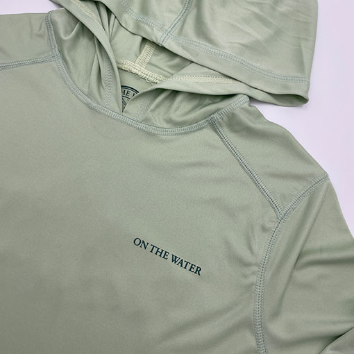 ON THE WATER - LONG SLEEVE "BROWN TROUT" SUN HOODY