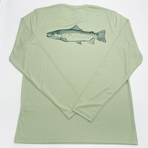 ON THE WATER - LONG SLEEVE "BROWN TROUT" SUN SHIRT