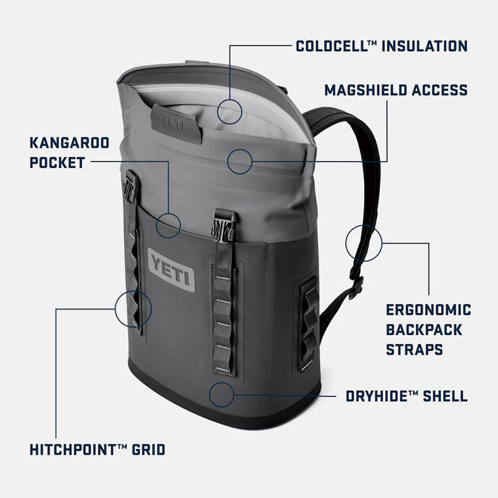 YETI HOPPER M12 BACKPACK - CHARCOAL(イエティ ホッパー M12 バック