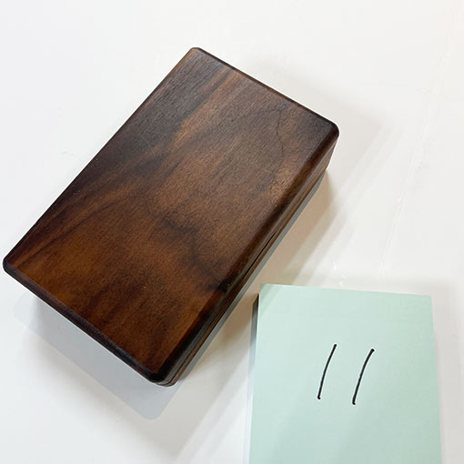 【KEYWAY】在庫確保☆木材ケース●Walnut Rift●国内より即発 銘木ブラックウォールナット フライボックス