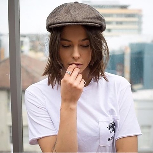 Brixton BROOD Snap Cap ブリクストンブルードスナップキャップ Brown