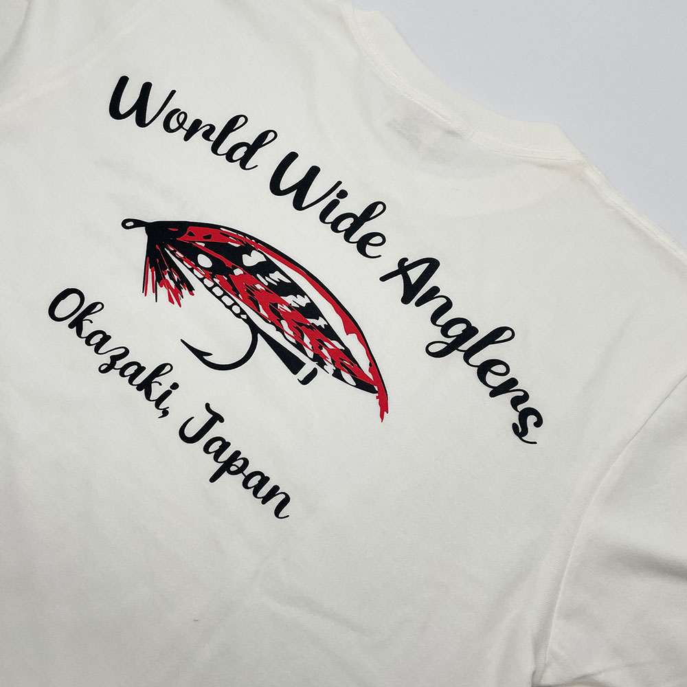 World Wide Anglers Tシャツ（フライロゴ）2025 (WWA-25-03)