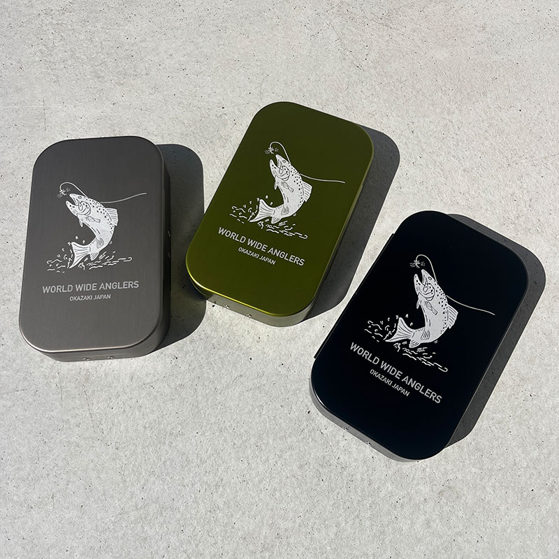 WWA "TROUT JUMPING" Aluminium Fly Box [Slit Foam] 2026