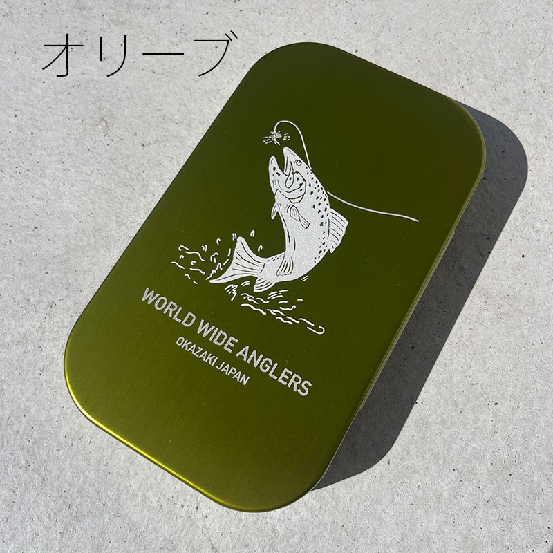 WWA "TROUT JUMPING" Aluminium Fly Box [Slit Foam] 2026