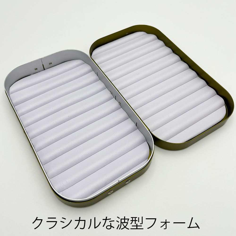 WWA Classic Fly Aluminium Fly Box [Wave Foam]
