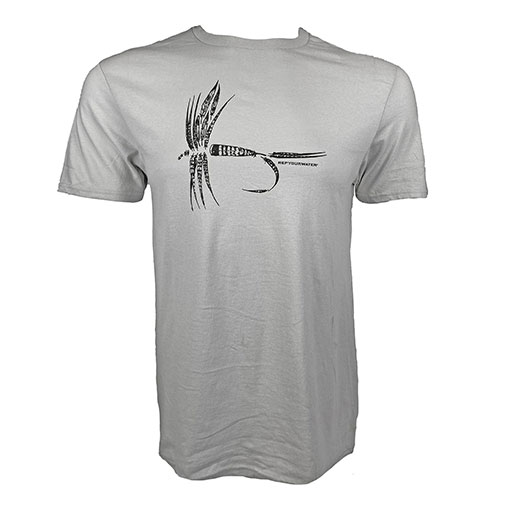 Rep Your Water - Feather Dry Fly Tee(�ե������ɥ饤�ե饤�ƥ���)