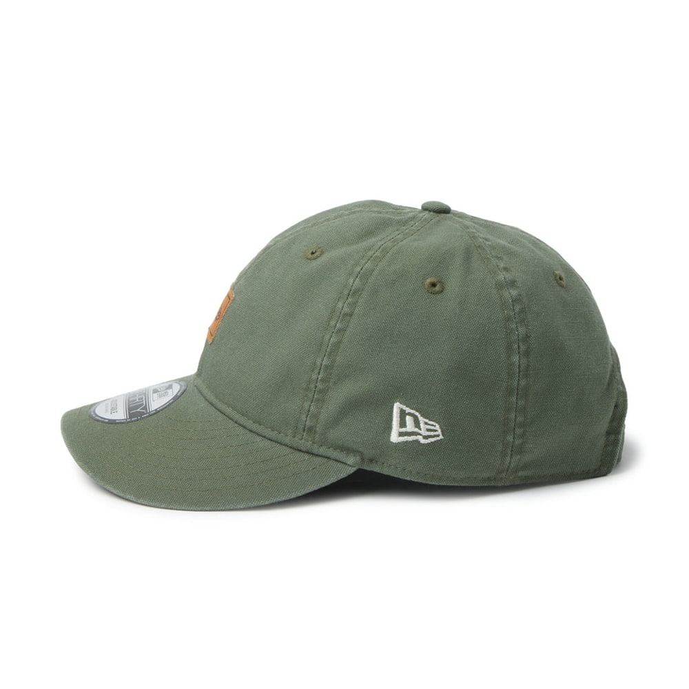 NEW ERA 9THIRTY フラッグロゴ ウーブンパッチ Washed Duck