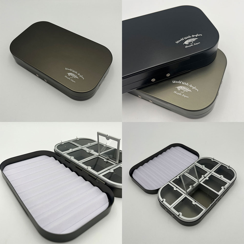 WWA Classic Fly Aluminium Fly Box [8comp+Foam]
