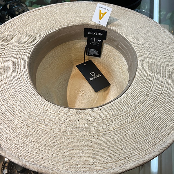BRIXTON FIELD PROPER STRAW HAT