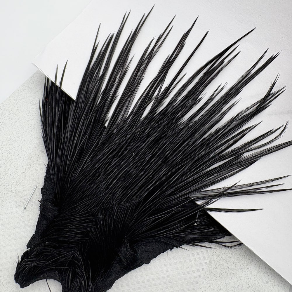 KEOUGH ハックルケープ ＃2 ブラック(No.2)