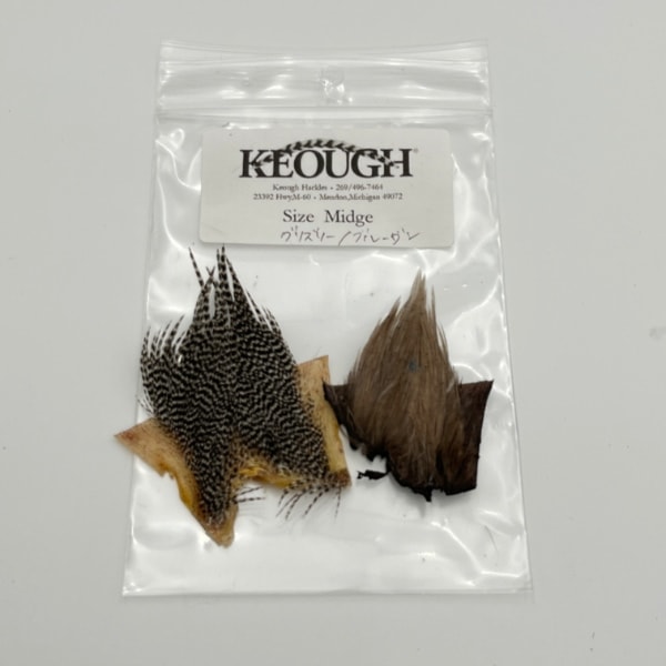 KEOUGH ハックル　中古品 KEOUGH HACKLE ミッジパック