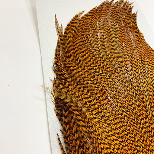 KEOUGH ハックルケープ ＃2 グリズリｰ ジンジャー(No.1)