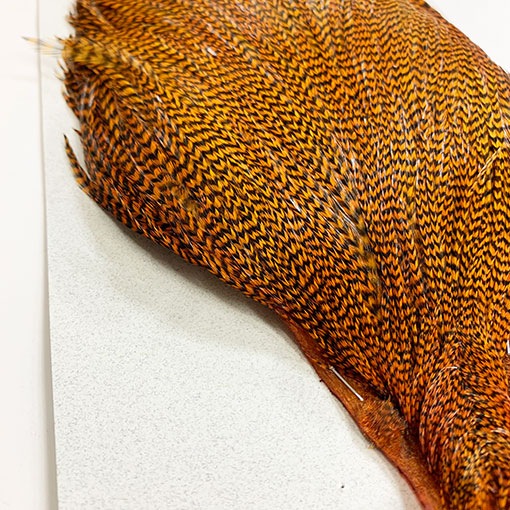 KEOUGH ハックルケープ ＃2 グリズリｰ ジンジャー(No.1)