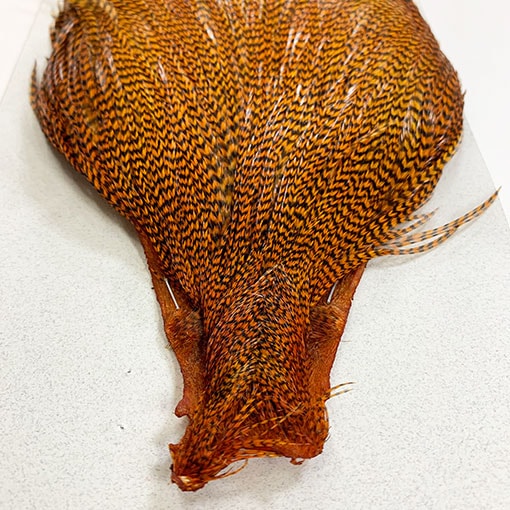 KEOUGH ハックルケープ ＃2 グリズリｰ ジンジャー(No.1)