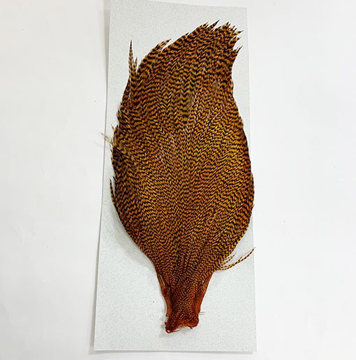 KEOUGH ハックルケープ ＃2 グリズリｰ ジンジャー(No.1)