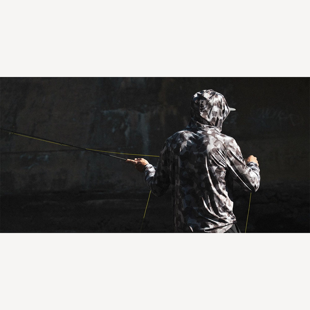 YAKODA Lightweight Solar Hoodie - Abstract Camo