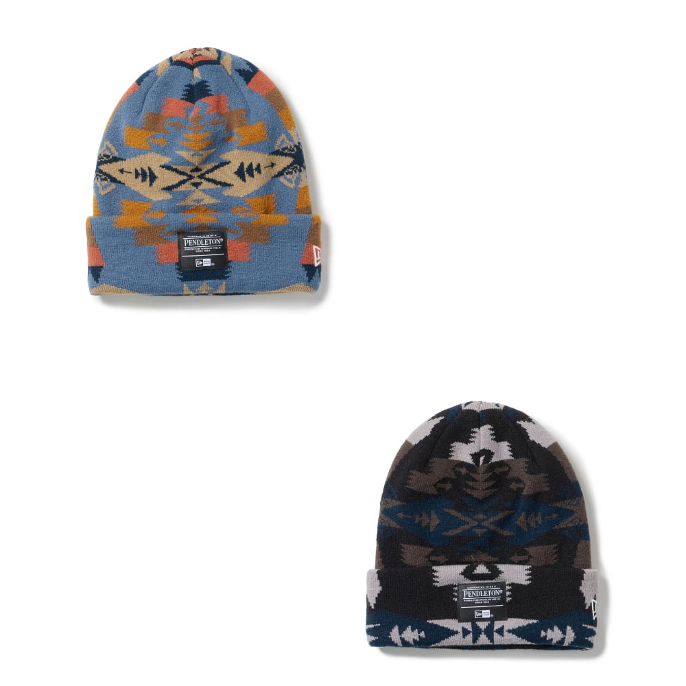 NEW ERA ベーシック カフニット Pendleton ペンドルトン