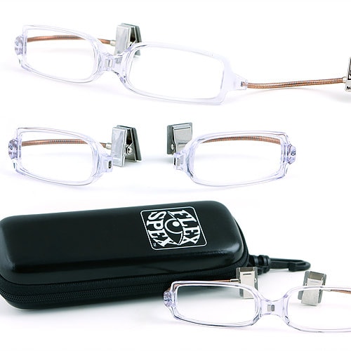 ケンキューブ ken cube FLEX SPEX シニアグラス 度数1.5 未使用品 クリア 老眼鏡 Made in USA