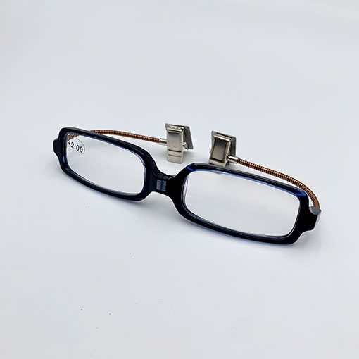 ケンキューブ ken cube FLEX SPEX シニアグラス 度数1.5 未使用品 クリア 老眼鏡 Made in USA