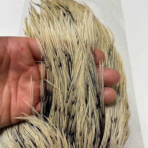 KEOUGH ハックルケープ ＃2 バジャー NO3