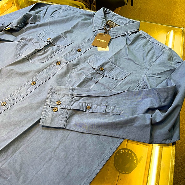 FILSON WASHED FEATHER CLOTH SHIRT / �����å���� �ե����������� �����