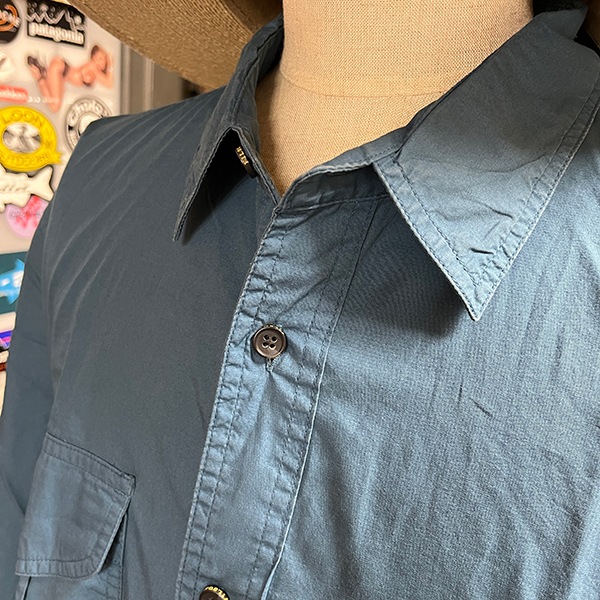 FILSON WASHED FEATHER CLOTH SHIRT / �����å���� �ե����������� �����