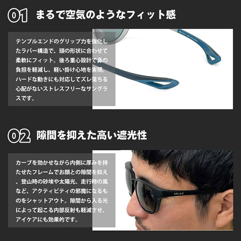 SORAIZ偏光サングラスの取扱を開始いたしました。