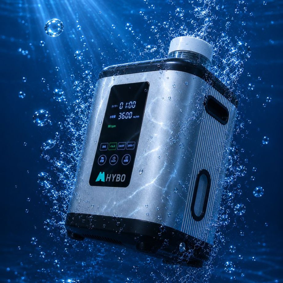 HYBO（ハイボ）高純度・高流量 水素吸入システム｜通常1,200mL/分・パルス最大3,600mL/分