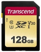 【即配】(KT) TS128GSDC500S UHS-I U3 MLC SDXCメモリカード 128GB トランセンド【ネコポス便送料無料】