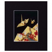 【即配】 六切 ブラック ガラス入り AGR-6-BK 画廊 ケンコー KENKO 【送料無料】