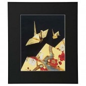 【即配】 半切 ブラック ガラス入り AGR-H-BK 画廊 ケンコー KENKO 【送料無料】