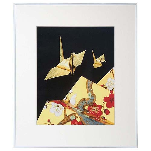 【即配】 半切 ホワイト アクリル入り AGR-H-WH-AC 画廊 ケンコー KENKO 【送料無料】アート額縁、展示会、個展、写真展  画像