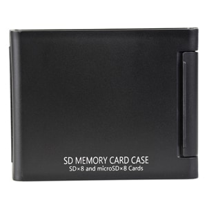 【即配】 SDメモリーカードケースAS  8枚収納 ASSD8BK (ブラック)  ケンコー KENKO【ネコポス便送料無料】 画像