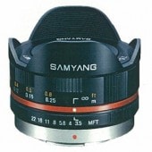 【即配】 (KT) 7.5mm/F3.5 FISH-EYE マイクロフォーサーズ用 ブラック SAMYANG サムヤン【送料無料】