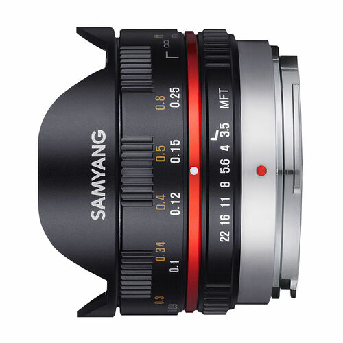 【即配】 (KT) 7.5mm/F3.5 FISH-EYE マイクロフォーサーズ用 ブラック SAMYANG サムヤン【送料無料】【処分特価】【アウトレット】 画像