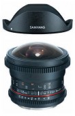 【即配】 12mm T3.1 VDSLR ED AS NCS FISH-EYE キヤノン EOS(EF)用 SAMYANG サムヤン 【送料無料】