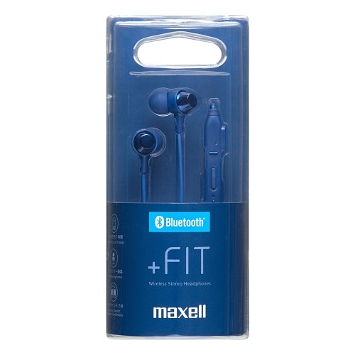 【取寄】 Bluetooth対応ワイヤレスカナル型ヘッドホン MXH-BTC110DB　ダークブルー  maxell マクセル【キャンセル不可】 画像