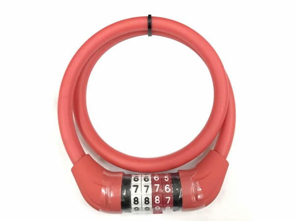 【即配】マイセットコンパクトダイヤル60 RED レッド TOP トップ　自転車用ワイヤー錠【ネコポス便送料無料】 画像